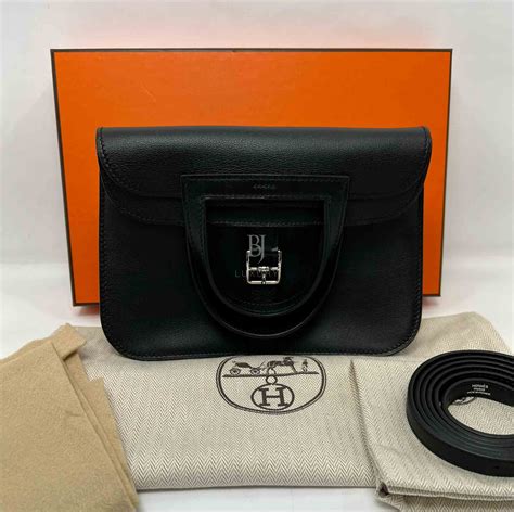 hermes halzan mini black|halzan 25 Hermes.